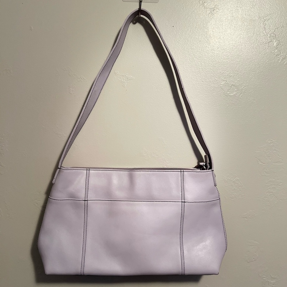 Daniel Joseph Leather Purple Pastel Shoulder Bag - Picture 7 of 16